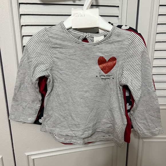 H&M Shirts & Tops Multipack Baby Girl Long Sleeve Tees Poshmark